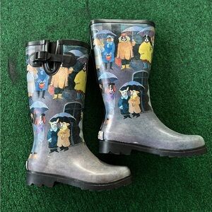 Printed Rain Boots/Galoshes